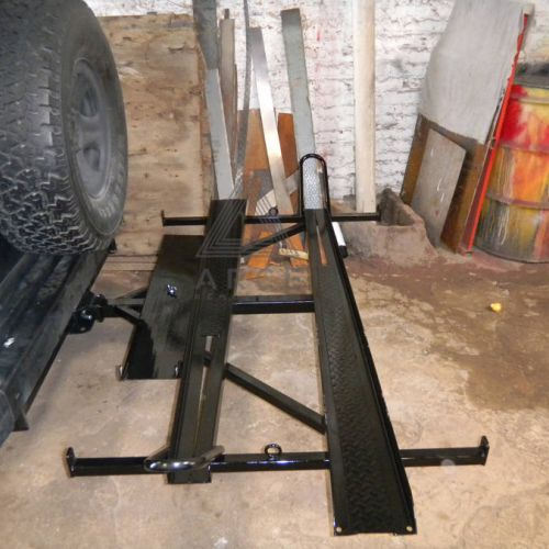 Envidiosa acero sencilla con tope al frente (Porta Motos)