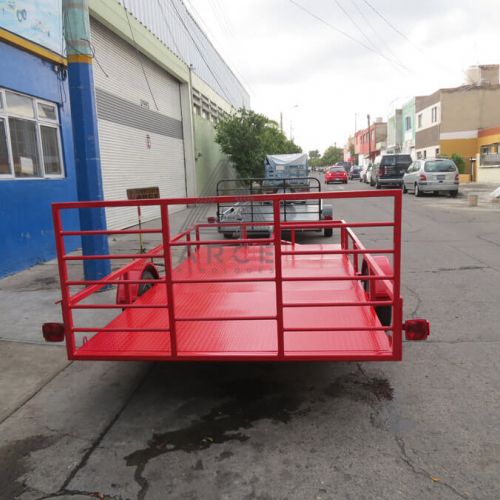 Remolque tipo plataforma tamaño ideal para transportar RZR