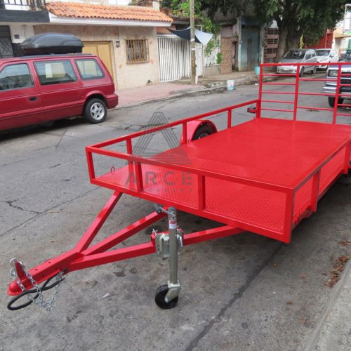 Remolque tipo plataforma tamaño ideal para transportar RZR