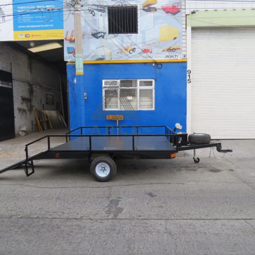 Caja seca de aluminio para exhibición de robots, puertas traseras de acceso interno para facilitar instalación y transporte de equipo